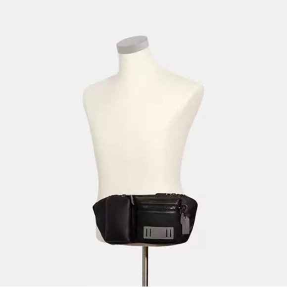 NWT Rare Coach Rider Belt Bag In Signature Canvas 5623 - Picture 4 of 16